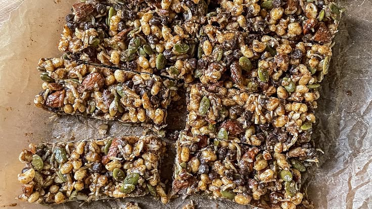 No-Bake Seedy Chewy Granola Bars 🌳
