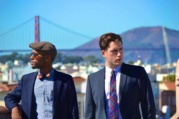 Gary and Eli looking dapper for our interview with High Fash