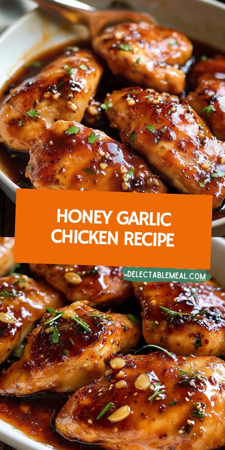 This Honey Garlic Chicken is the ultimate fast dinner idea! 