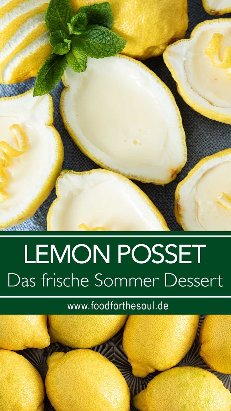So einfach, so lecker! Das Lemon Posset ist ein erfrischende