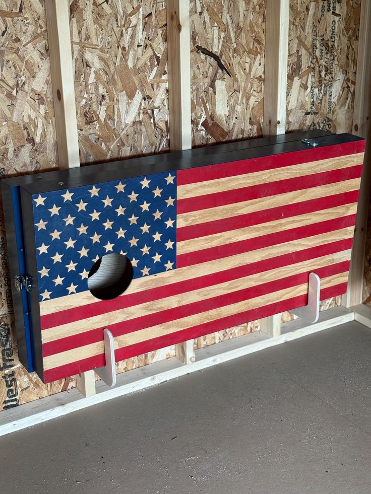 Get your Cornhole boards up off the floor...neatly stored an