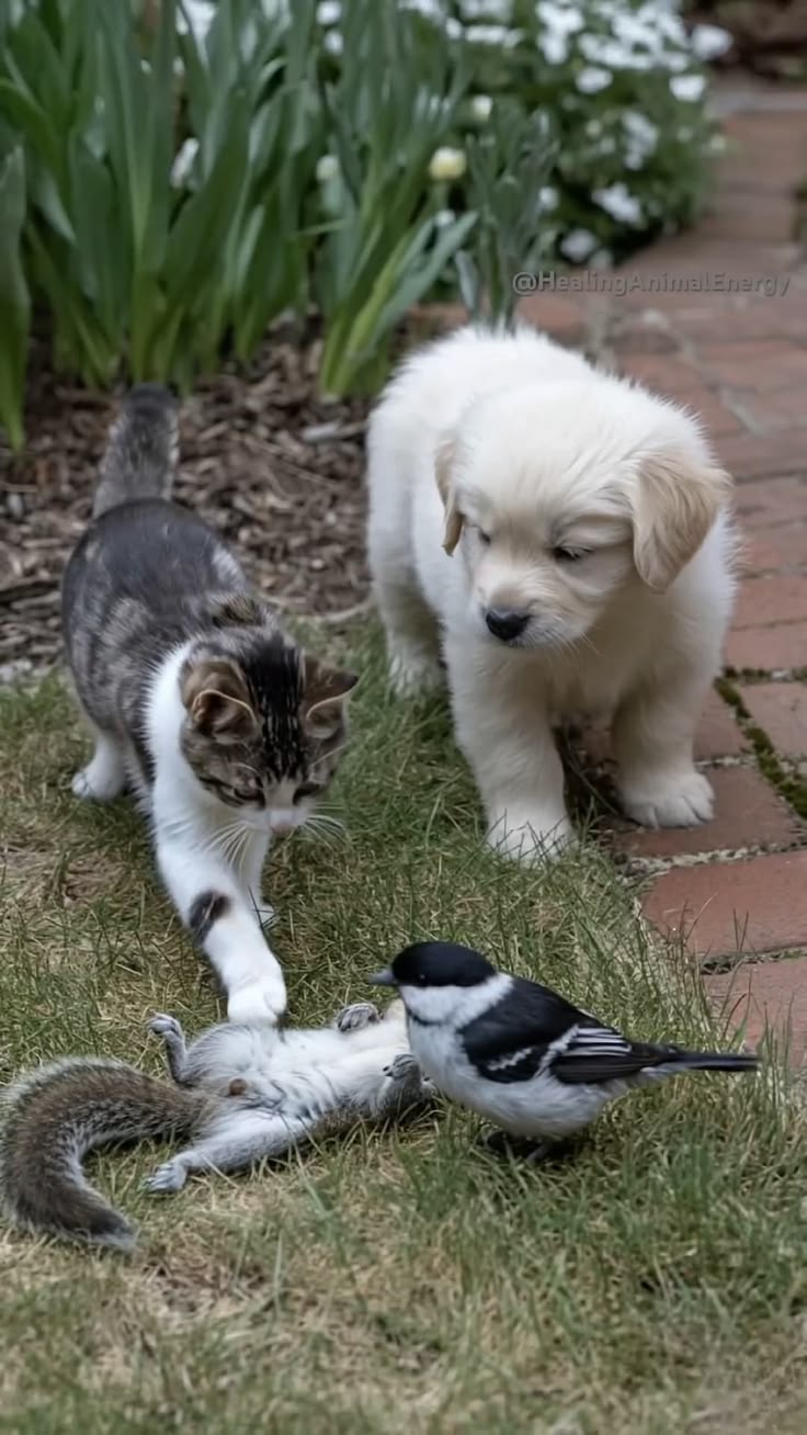 When the Squirrel Fell, New Friends Came to Help