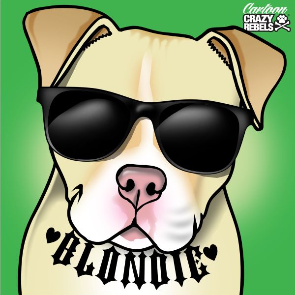 Got my stunna shades on. #dogportrait #dogart #cartoon #dogc
