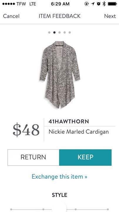 I like marled knit, looks simple enough. Dependent on length