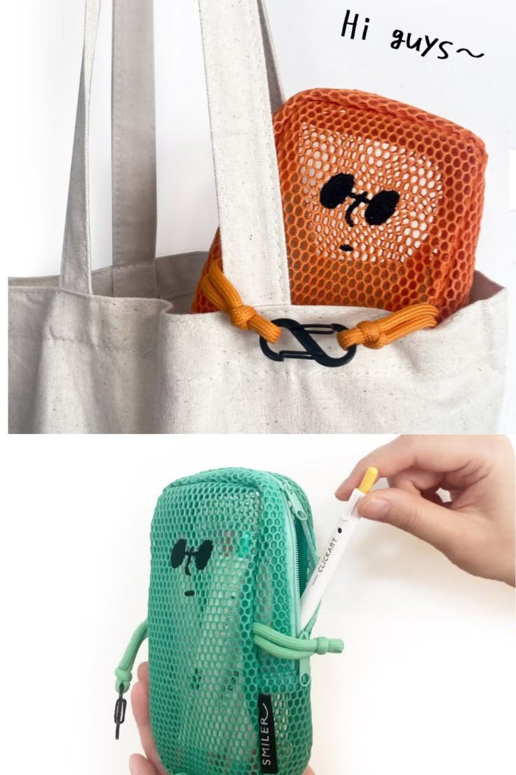 小さな小さな相棒 MESH BUDDY BAG メッシュポーチ！いつでもどこでもあなたと一緒！ お馴染み短いロープの手足