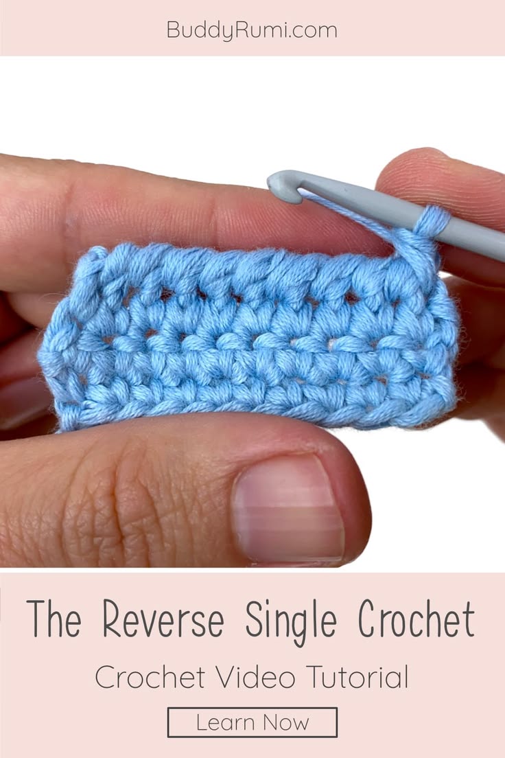 Finish your crochet projects with a clean, textured edge usi