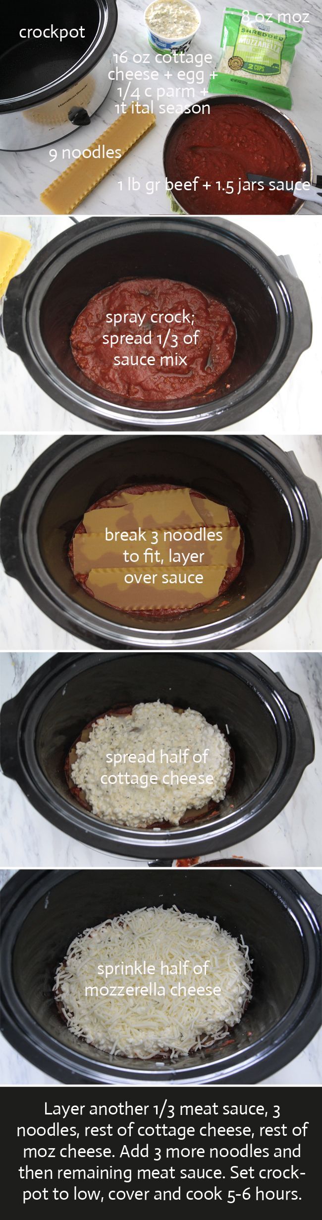 #Crockpot #lasagne #recipe - this recipe makes lasagne SO #E