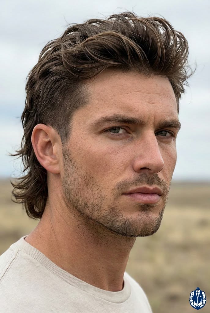 40 Cowboy Mullet Hairstyles for Men – Just Men's Stuff