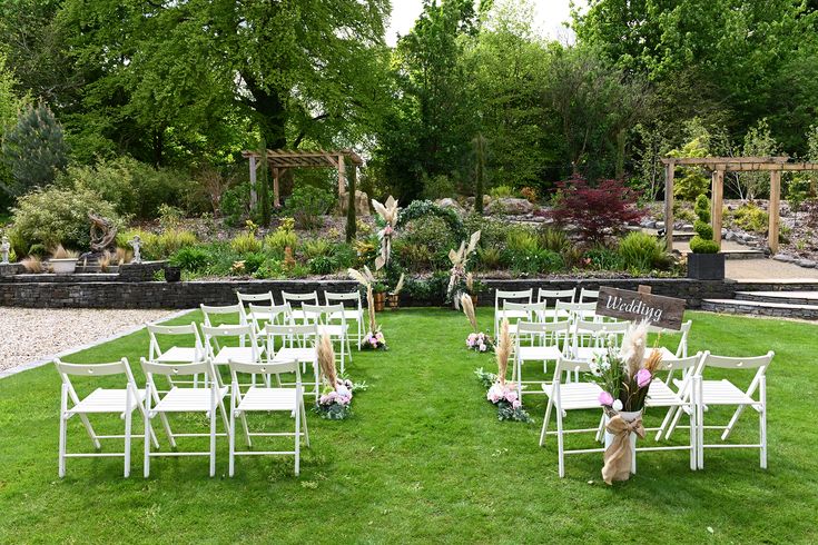 Garden wedding on a private island 15 minutes from Cork City
