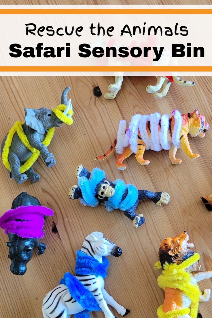 12+ Fun Safari Activities for Preschoolers or Toddlers! Thes