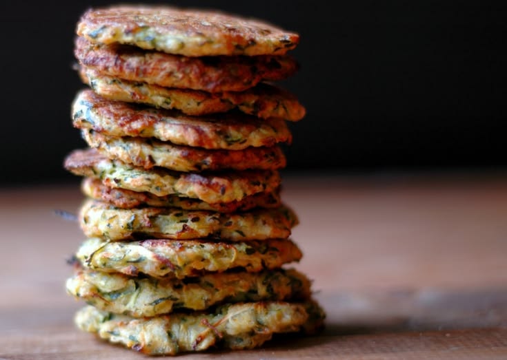 Thin & Crispy Oven Baked Paleo Zucchini Fritters PLUS, A Cre
