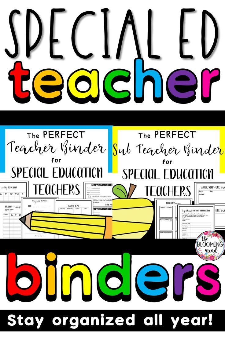 Get organized this school year with Special Education Teache