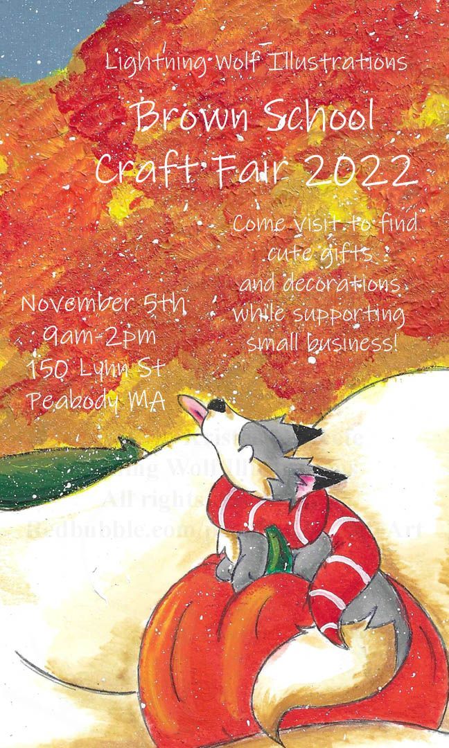 The Brown School Craft Fair is almost here! Most of the pain