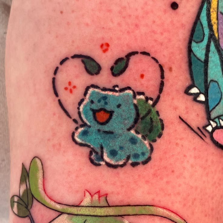 *
bulbasaur in a bulba sleeve for @tacodice 🩷 so honoured i 