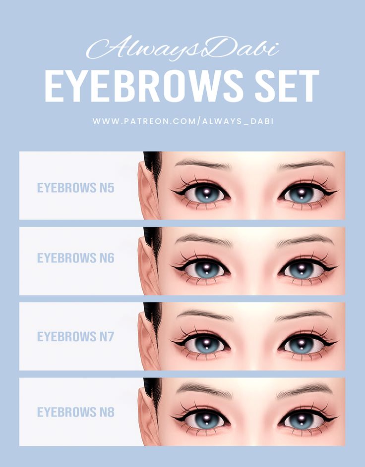[AlwaysDabi] Eyebrows set | Patreon