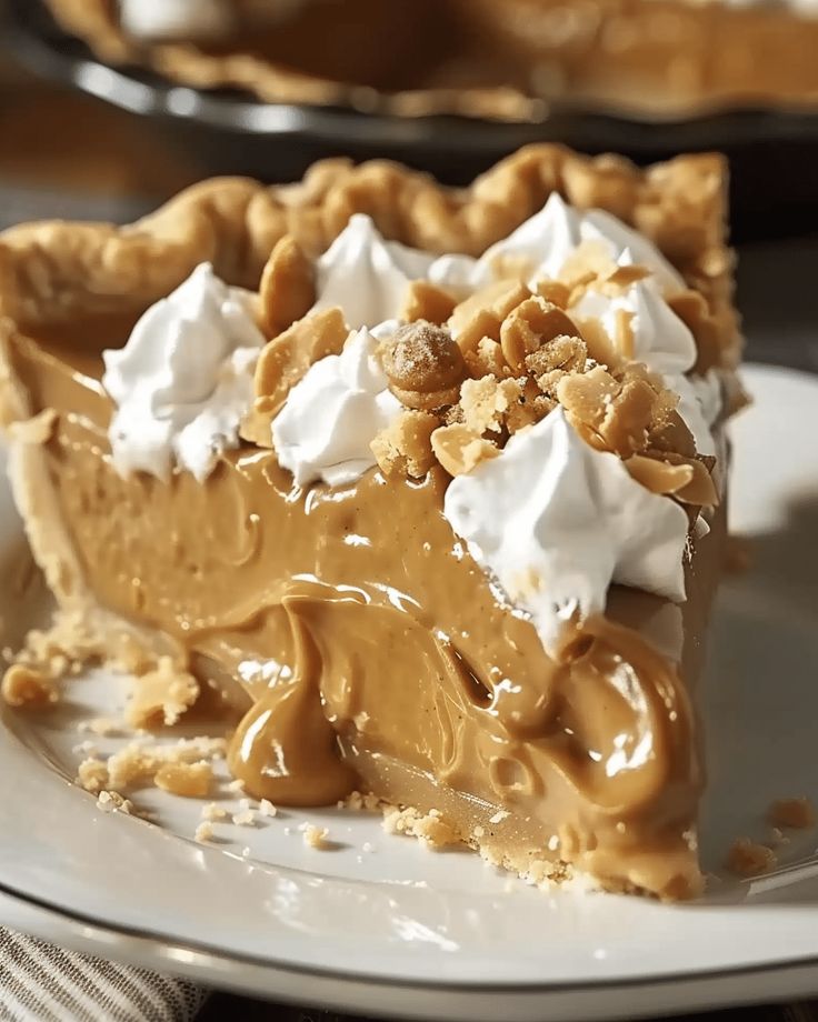 This Butterscotch Heaven Pie is a luscious dessert layered w