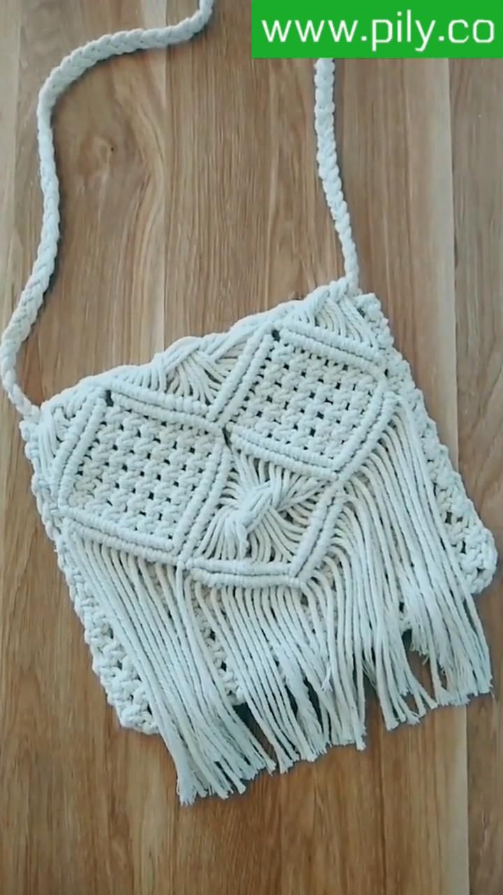 macrame bag tutorial videos