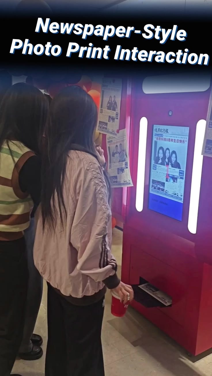 This Newspaper Photo Booth Turns Guests into Front-Page Star