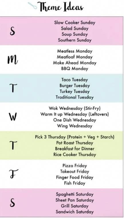 clean eating seasonal meal planner printable for healthy rou