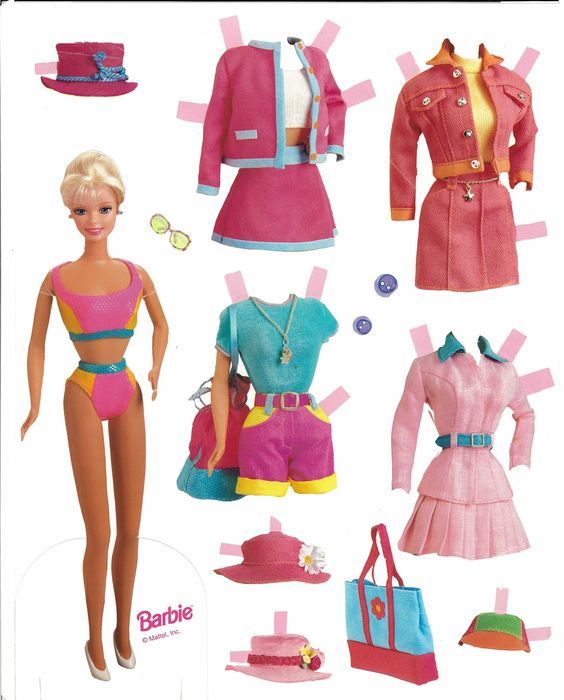 Miss Missy Paper Dolls: Barbie paper dolls