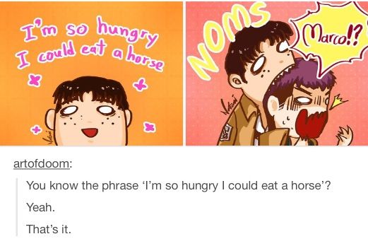 If Jean ever gets eaten by a titan are we going to make joke