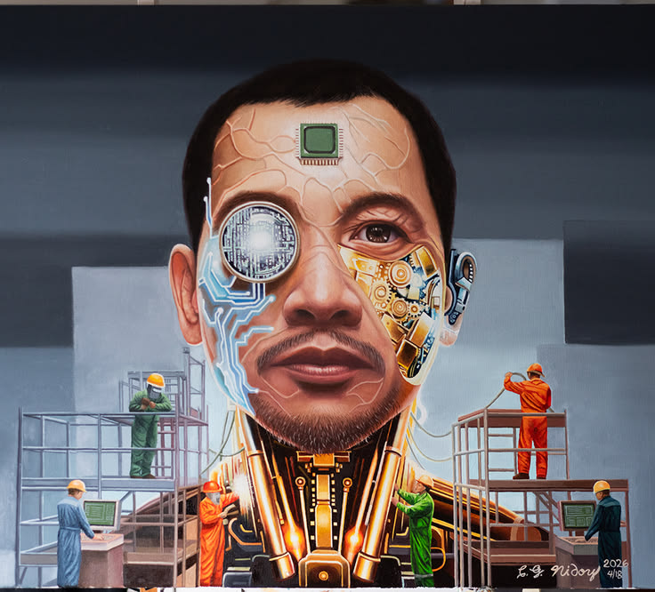 "Cybernetic Transference (Christopher Nidoy's Self Portrait 