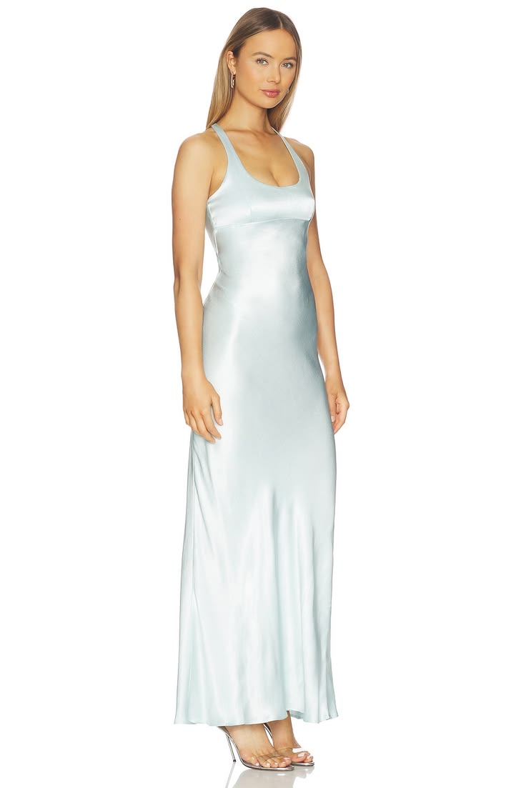 Bec + Bridge Maxina Crossover Dress in Arctic Blue | REVOLVE