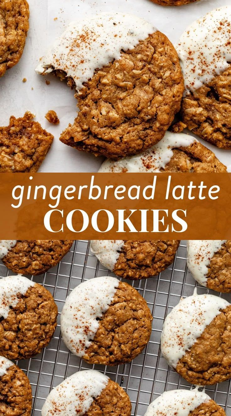 Gingerbread Latte Cookies Have your coffee and eat it, too! 