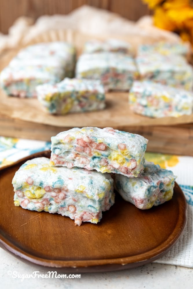 Easy Sugar Free Keto Marshmallow Rice Krispie Treats