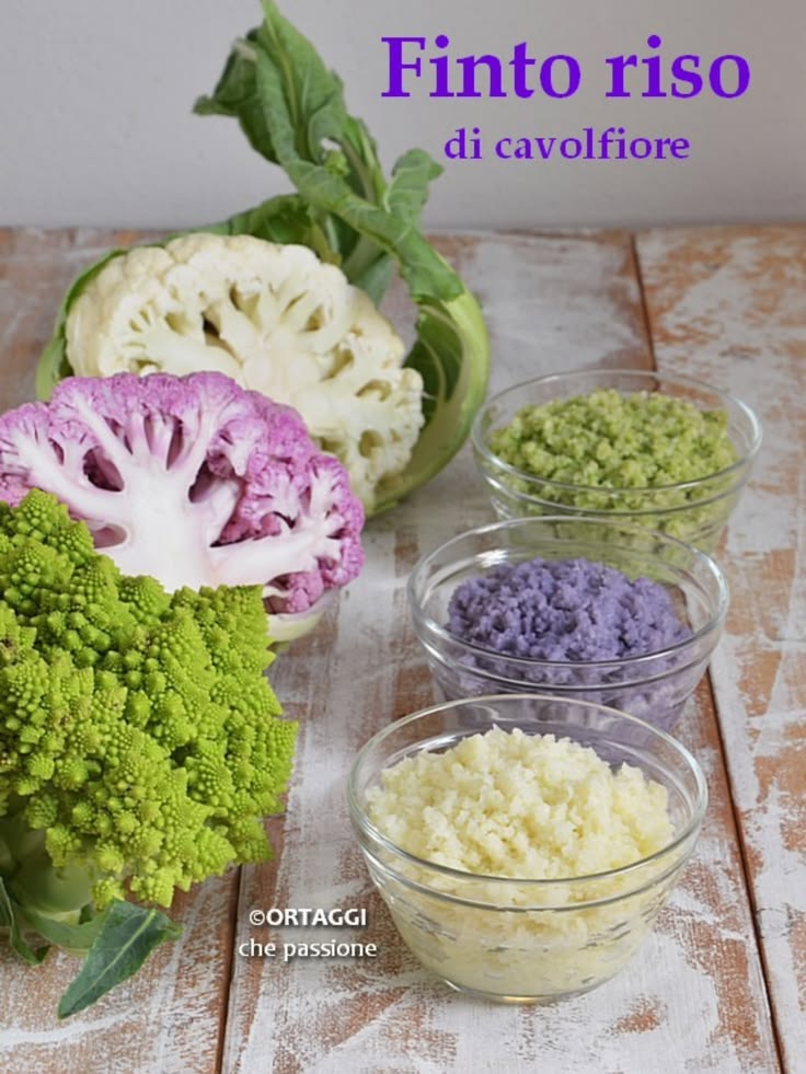 Riso di cavolfiore 
🍀🍀🍀🍀
Per la ricetta commenta CAVOLFIORE 