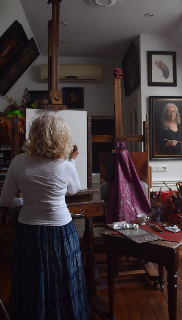 Heerlijk dagje in mijn atelier, een super fijne plek om te v