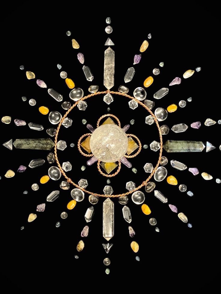 Sarah, your personalized crystal grid awaits—a sacred arrang