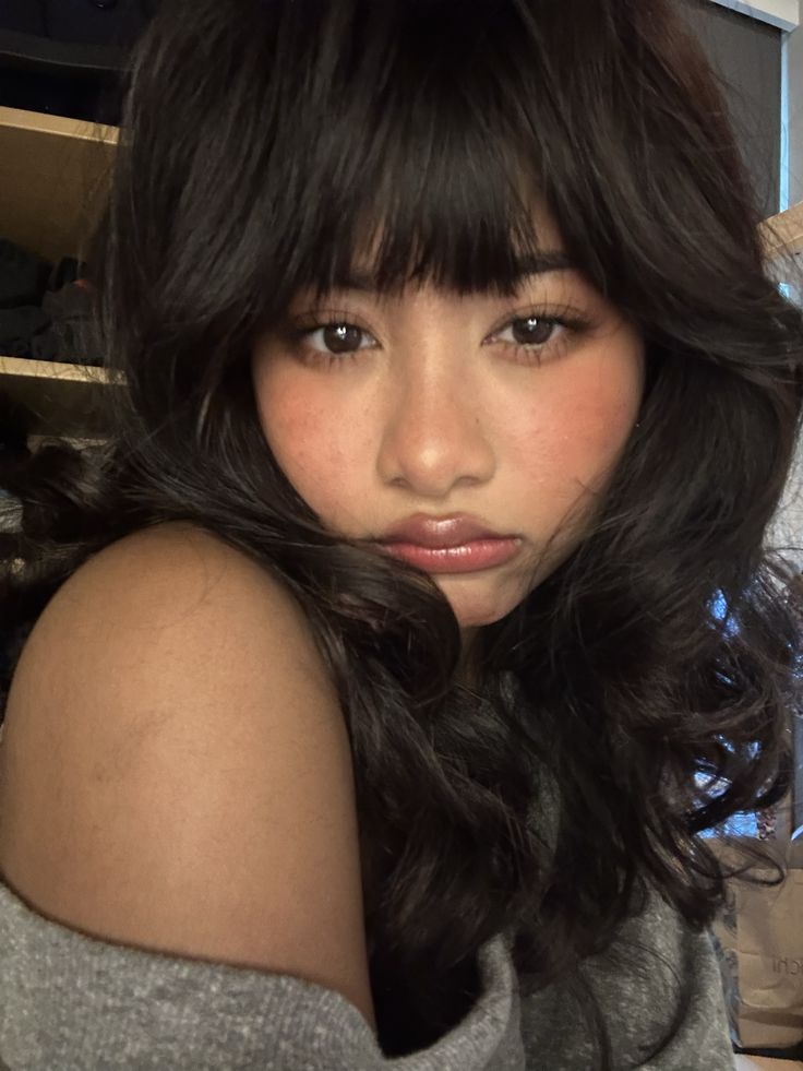 heatless curls and soft matte face makeup!