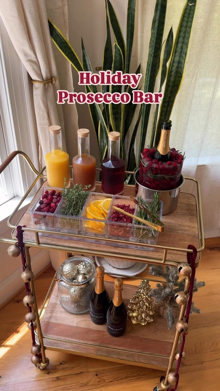 Host in style this holiday season with a Prosecco bar!Your g