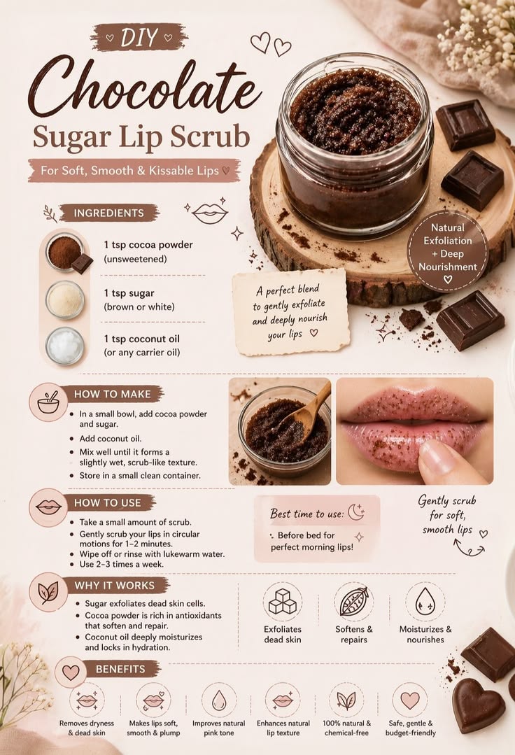 Get soft, smooth, and deeply nourished lips with this easy D