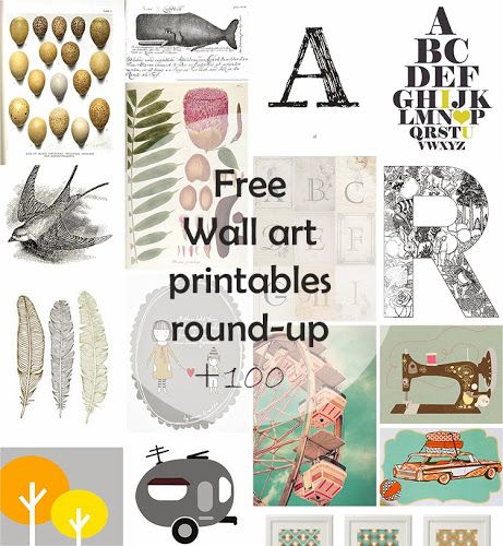 DIY Monday # Free Wall Art printables | Ohoh Blog - diy and 