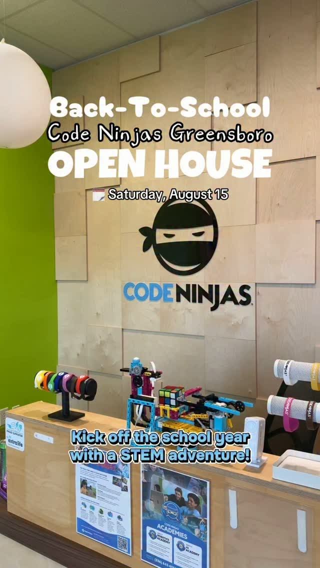 💻🤖 Turn screen time into skill time at Code Ninjas Greensbor