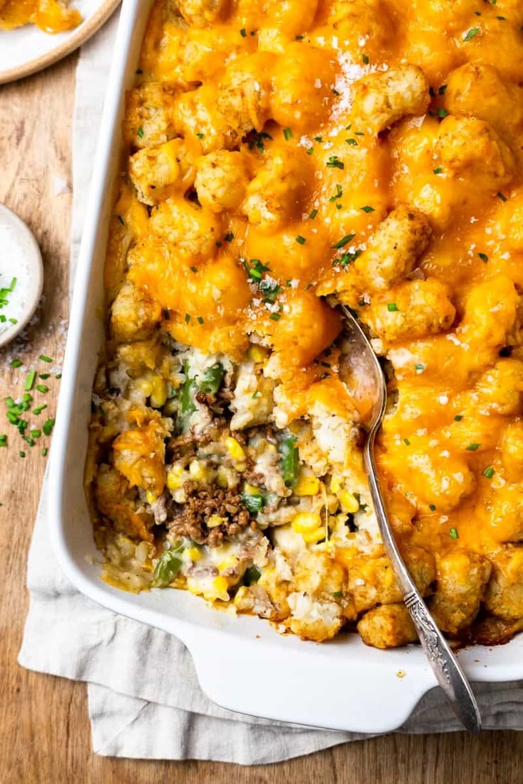 From-Scratch Tater Tot Hotdish