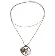 Retro Style Multi-round Shape Sweater Chain Charm Pendant Ne