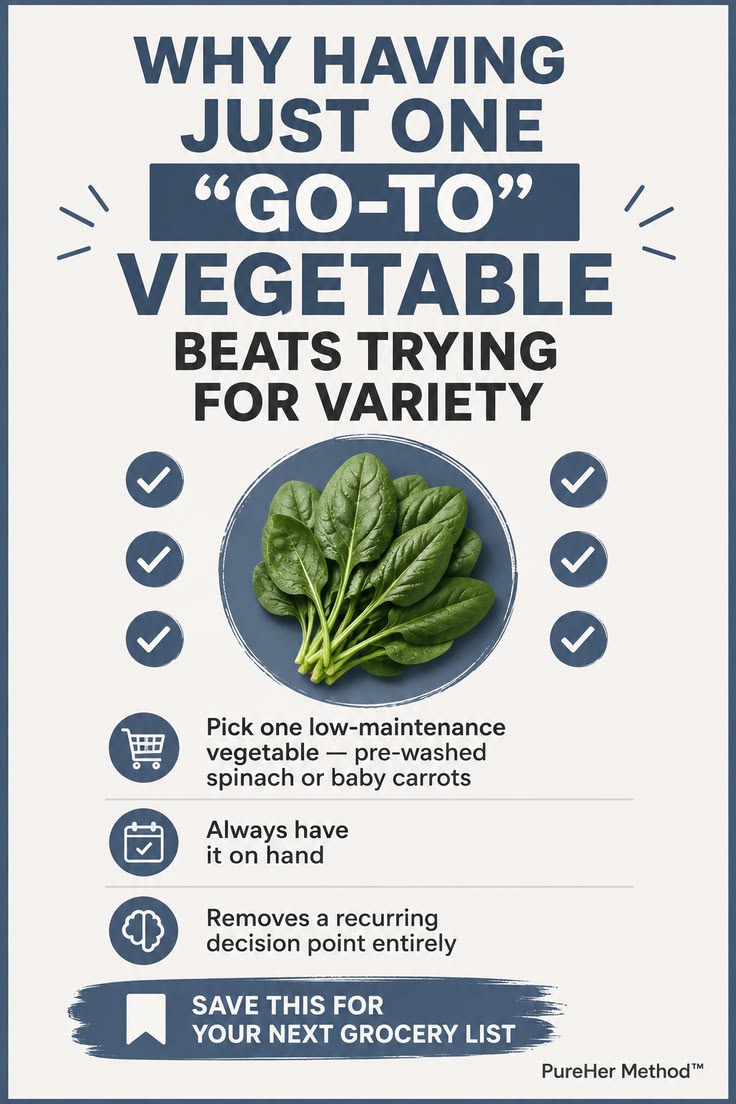 You don't need a different vegetable every day to make healt