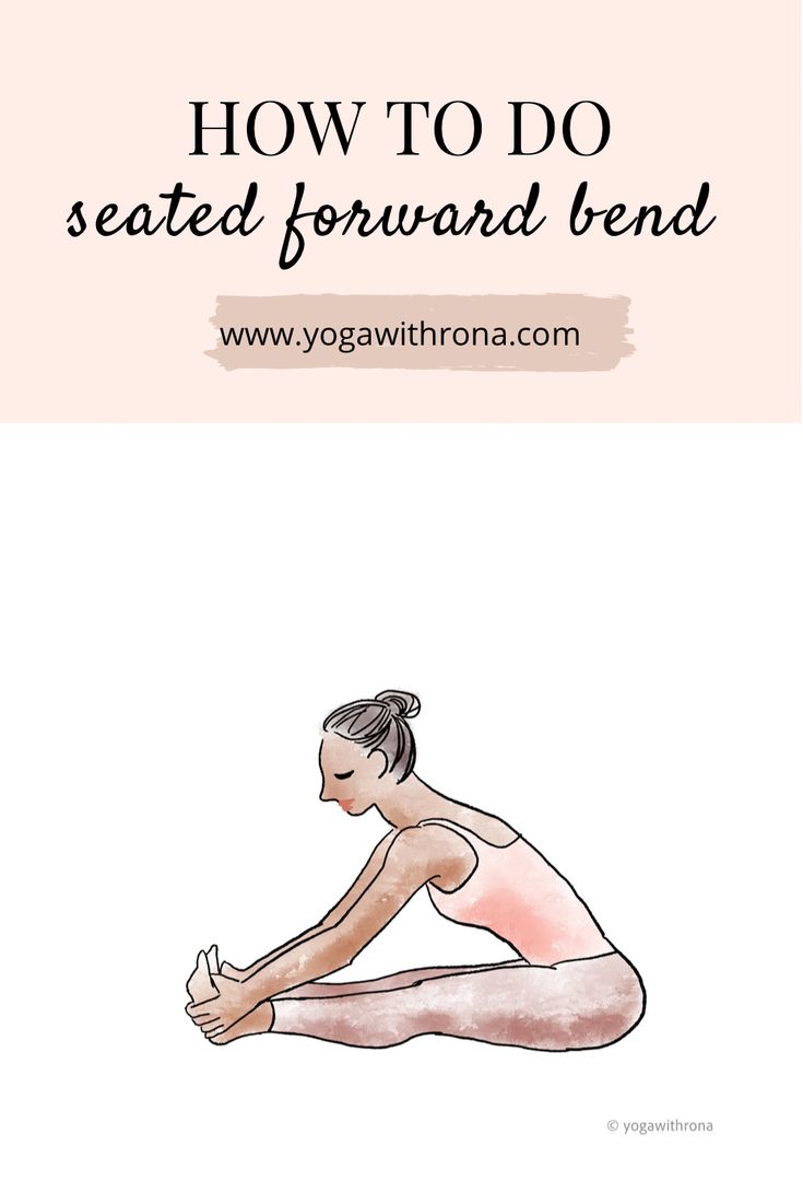 Practicing seated forward bend is energizing. It's great for