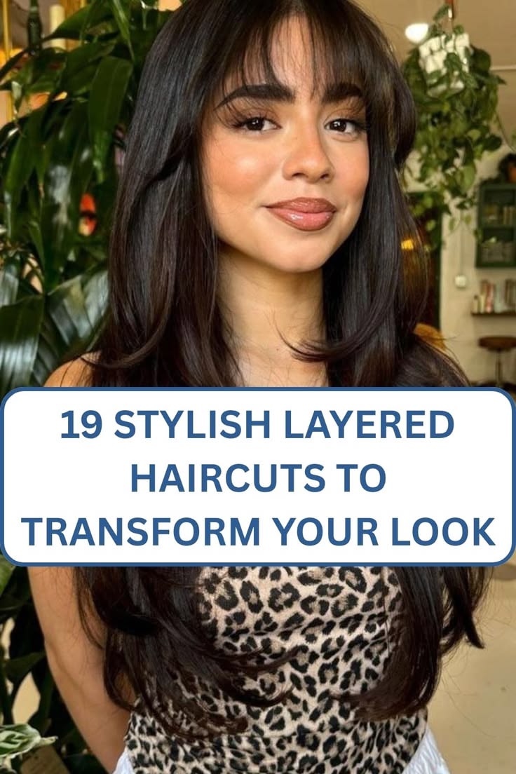A layered haircut can give fine hair beautiful movement and 