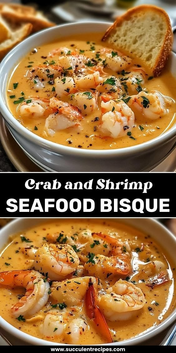 A creamy, velvety bisque packed with sweet crab and succulen
