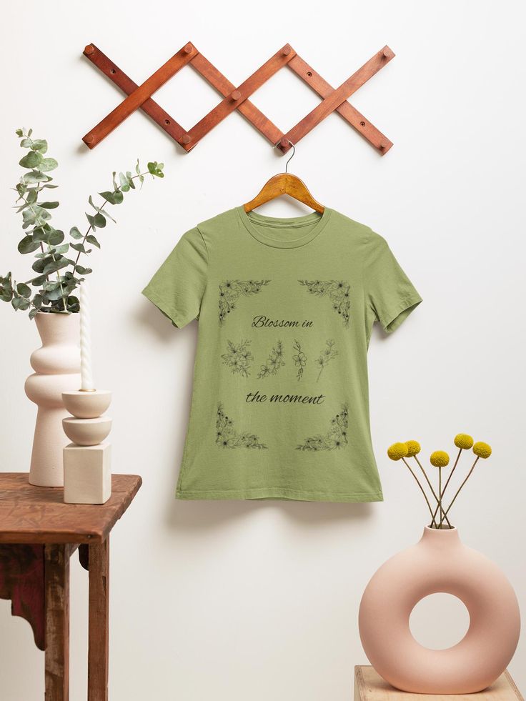 Wildflower Tshirt For Her Nature Lover Tshirt Flower Top Gif