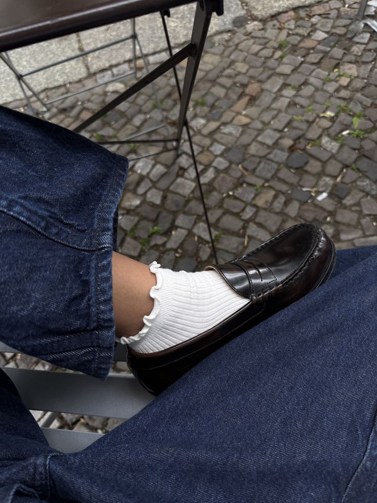 Loafer, socks