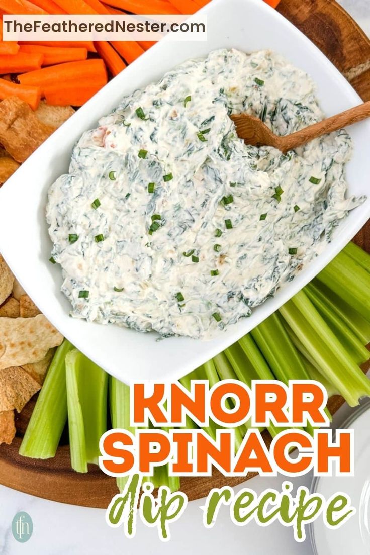 This Knorr spinach dip is creamy, savory, and perfect for di