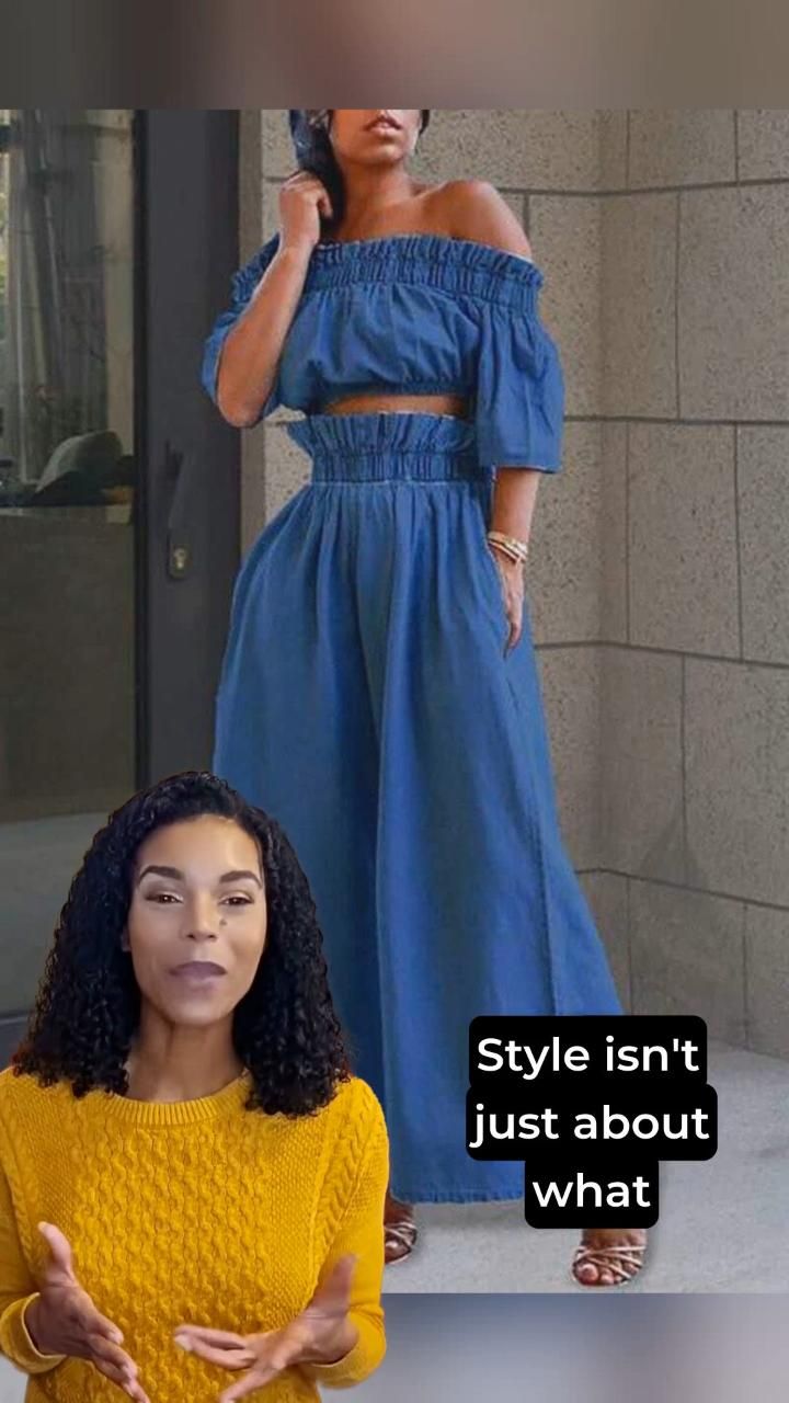 Elevate your wardrobe with the "Snazzy 2pc Wide Leg Pants Se