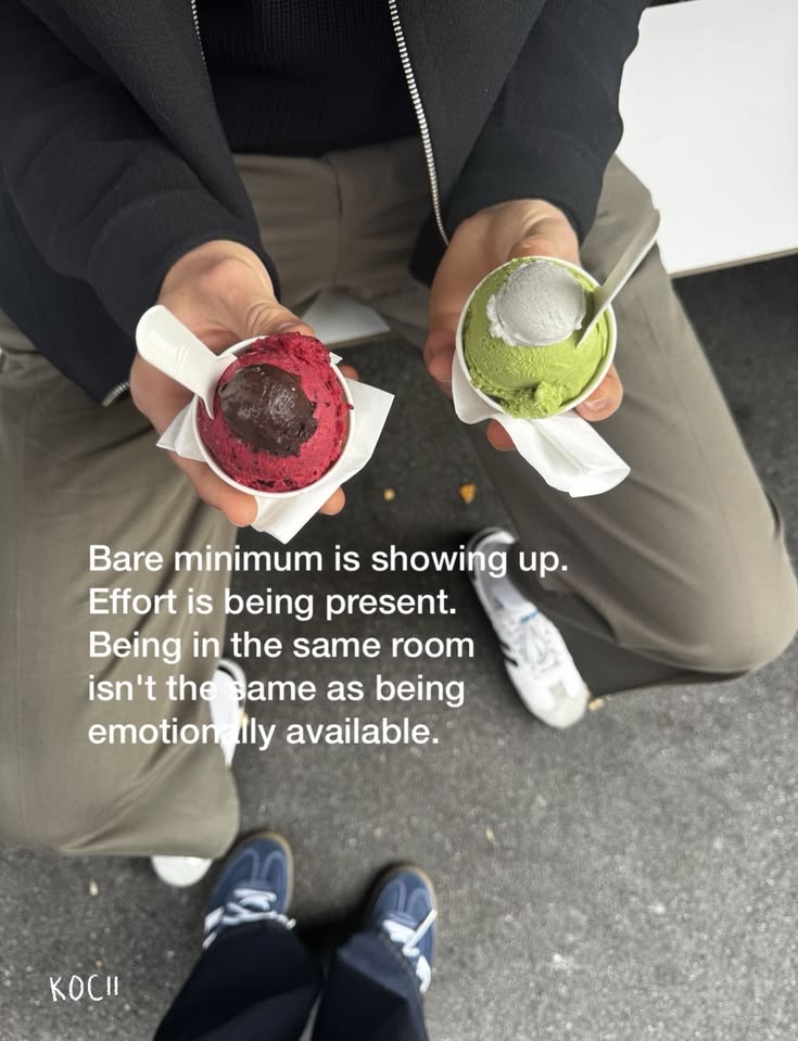 BARE MINIMUM VS EFFORT