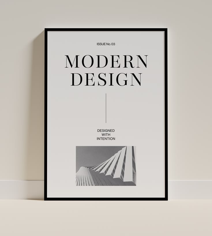 Minimalist wall art designed to complement modern, neutral i