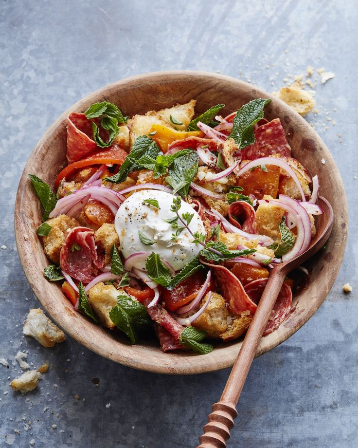 Roasted Pepper Panzanella